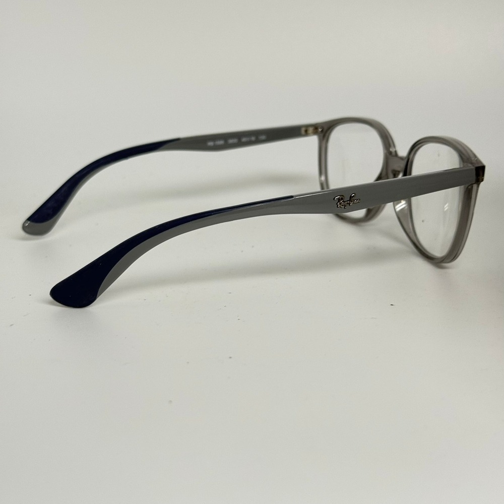 Ray-Ban RB 1598 3830 Transparent Grey Eyeglass Frames 49-16-130 Round Oval - Picture 4 of 7
